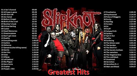 slipknot songs list